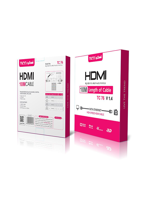 کابل تسکو مدل HDMI TC 76 - تصویر 2