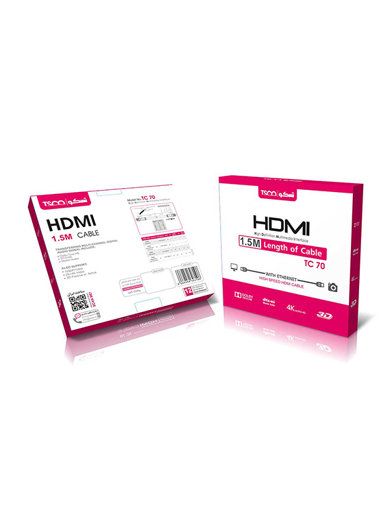 کابل تسکو مدل HDMI TC 70 - تصویر 2