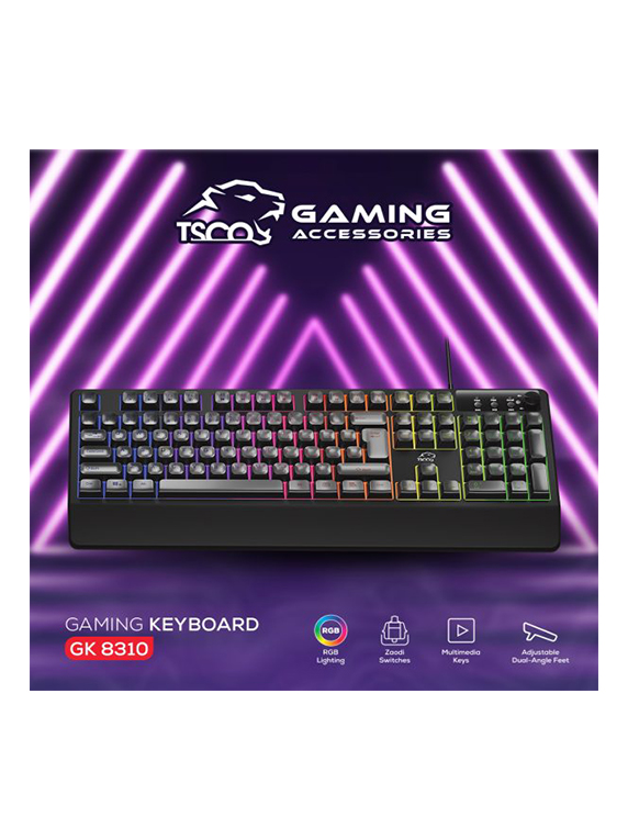 کیبورد گیمینگ تسکو گیم مدل GK 8310 - تصویر 4