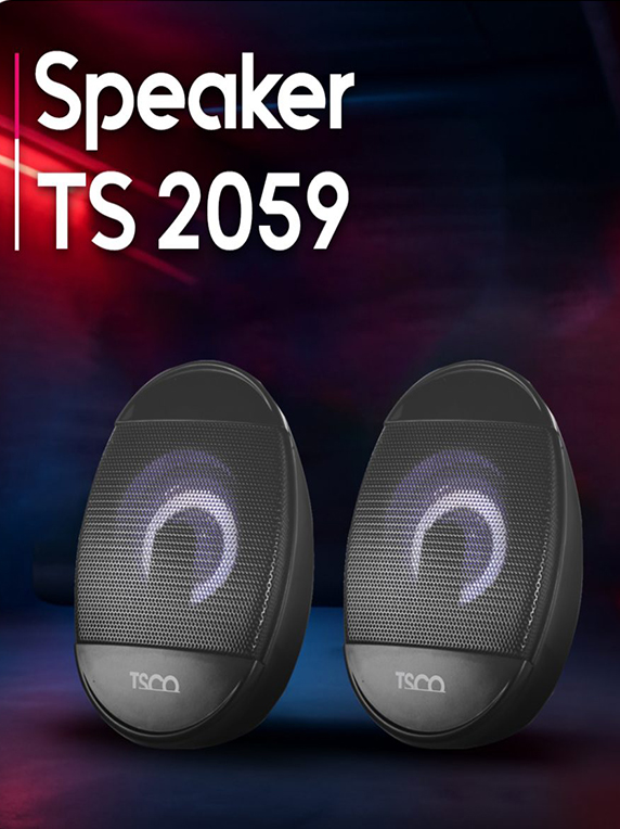اسپیکر رومیزی دسکتاپ تسکو مدل TS 2059 - تصویر 5